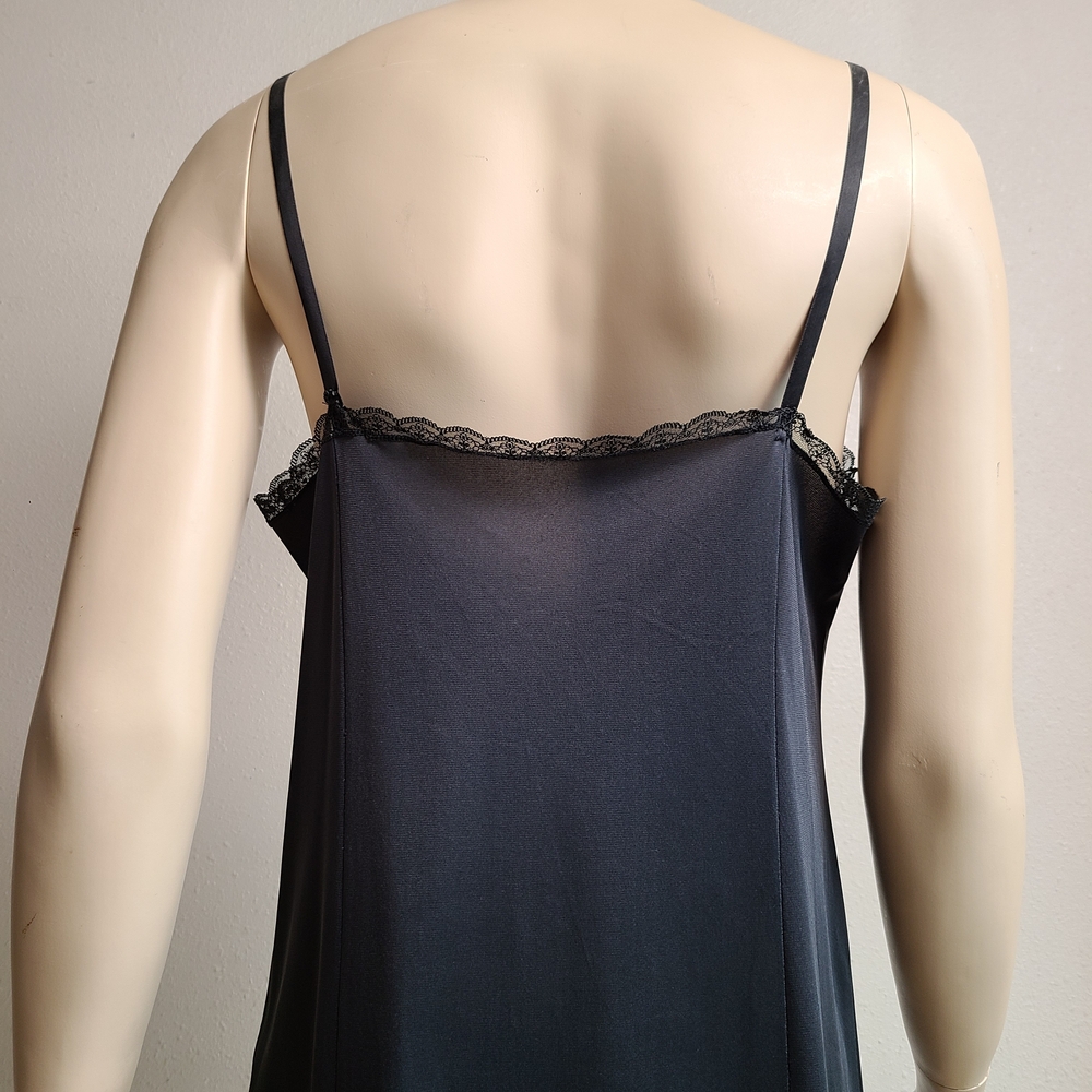 Vanity Fair Black Lace Chemise - Picture 7 of 8
